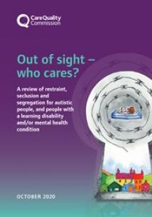 report looks at the use of restraint, seclusion and segregation in care services for people with a mental health condition, a learning disability or autistic people.